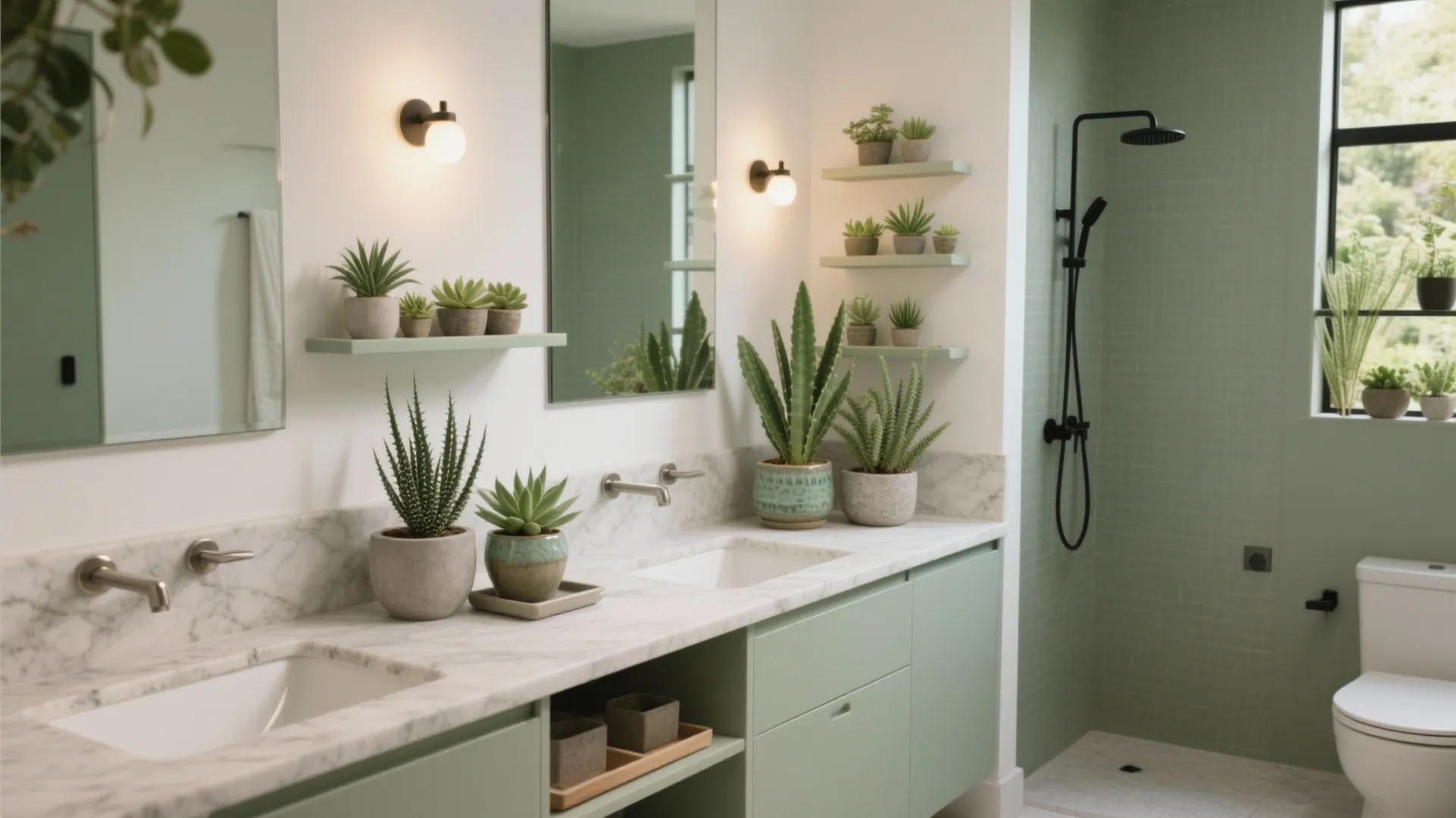 Succulent Bathroom Decor Ideas: 1 Minute to Transform Your Bathroom with Succulents