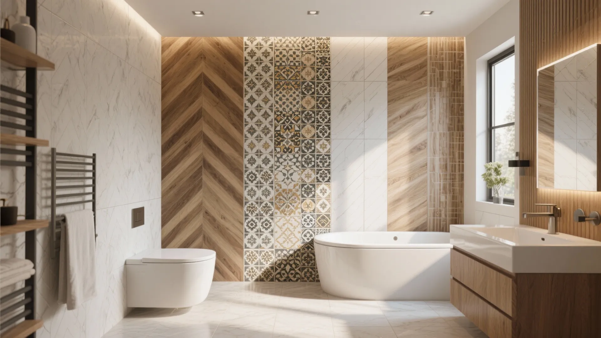 5 Stunning Bathroom Wall Tile Ideas: Creative Tile Inspirations for Small and Stylish Bathrooms
