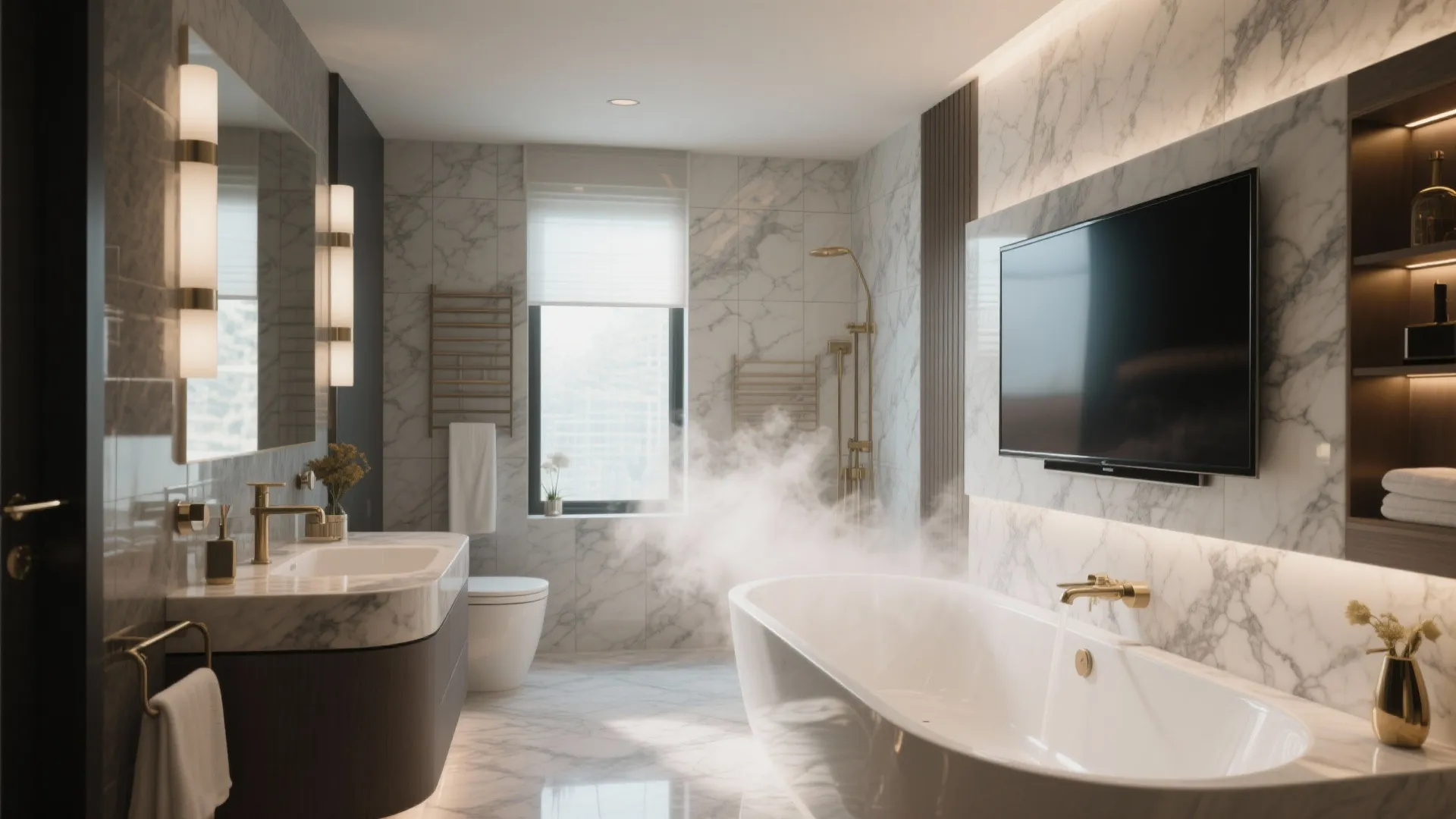 10 Creative TV in Bathroom Ideas: Fun, functional, and stylish ways to enjoy entertainment while you soak