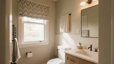 10 Clever Window Valance Ideas for Bathrooms