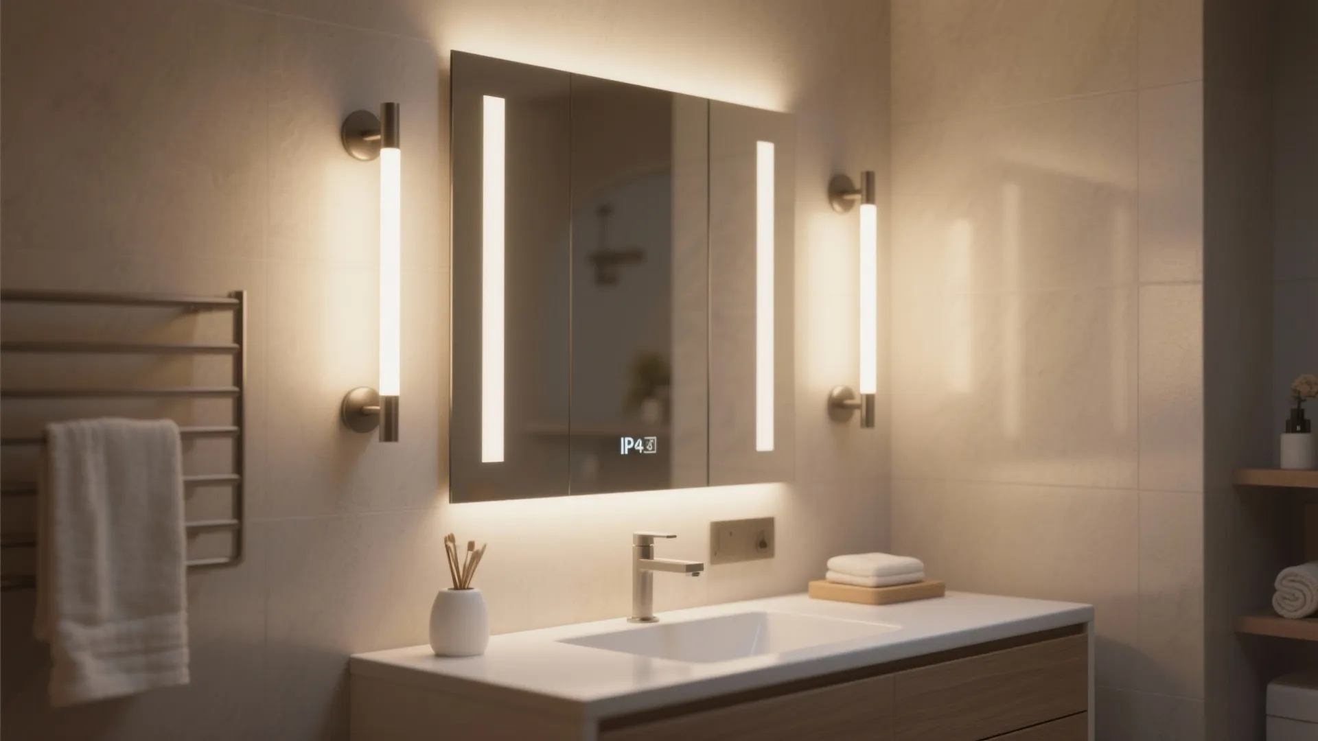5. Bathroom Mood and Mirror Lighting