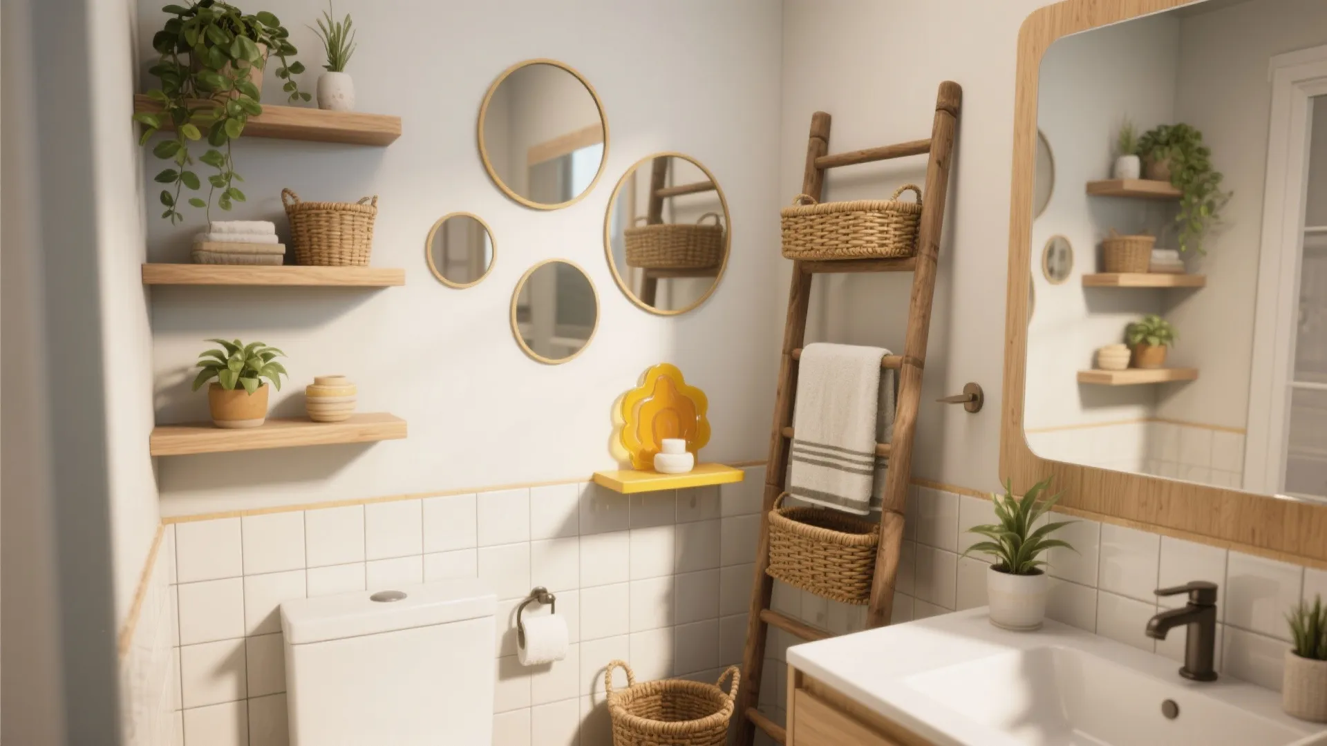 Bathroom Wall Decor Ideas DIY — 5 Creative Picks: Five small-space, budget-friendly DIY bathroom wall decor ideas I actually use in my projects