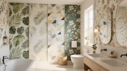 10 Bathroom Wallpaper Ideas