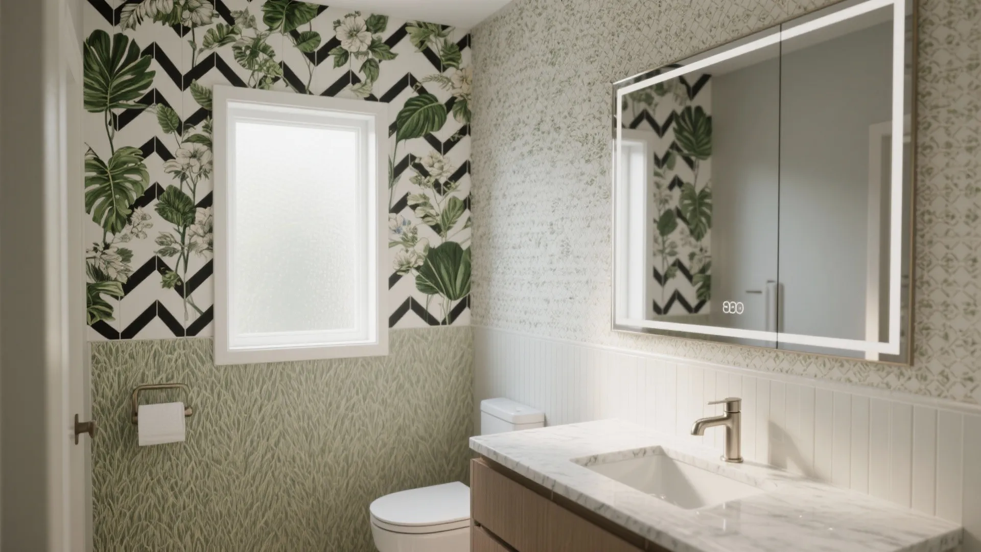 5 Bathroom Wallpaper Designs That Transform Small Spaces: My tried-and-true ideas for bathroom wallpaper that add style, protect walls, and make small spaces feel bigger—without the renovation chaos