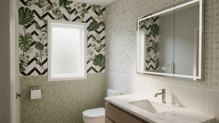5 Bathroom Wallpaper Designs That Transform Small Spaces