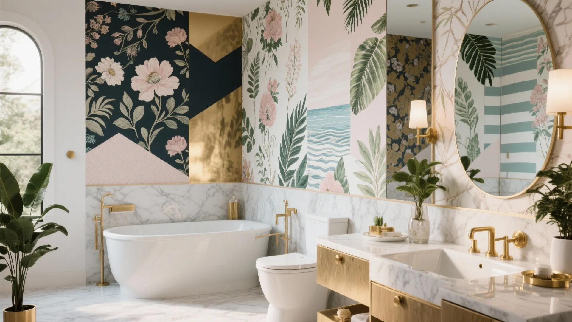 10 Master Bathroom Wallpaper Ideas: Creative and Stylish Ways to Transform Your Master Bathroom Walls
