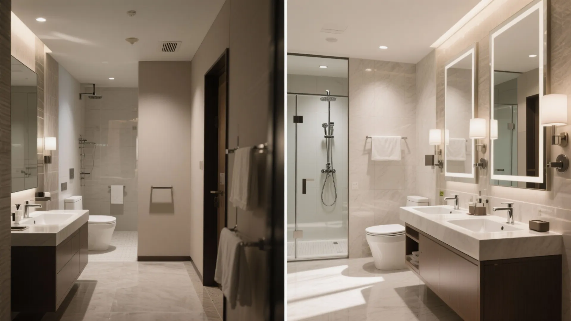 4. Bathrooms Zoned for Multiple Users