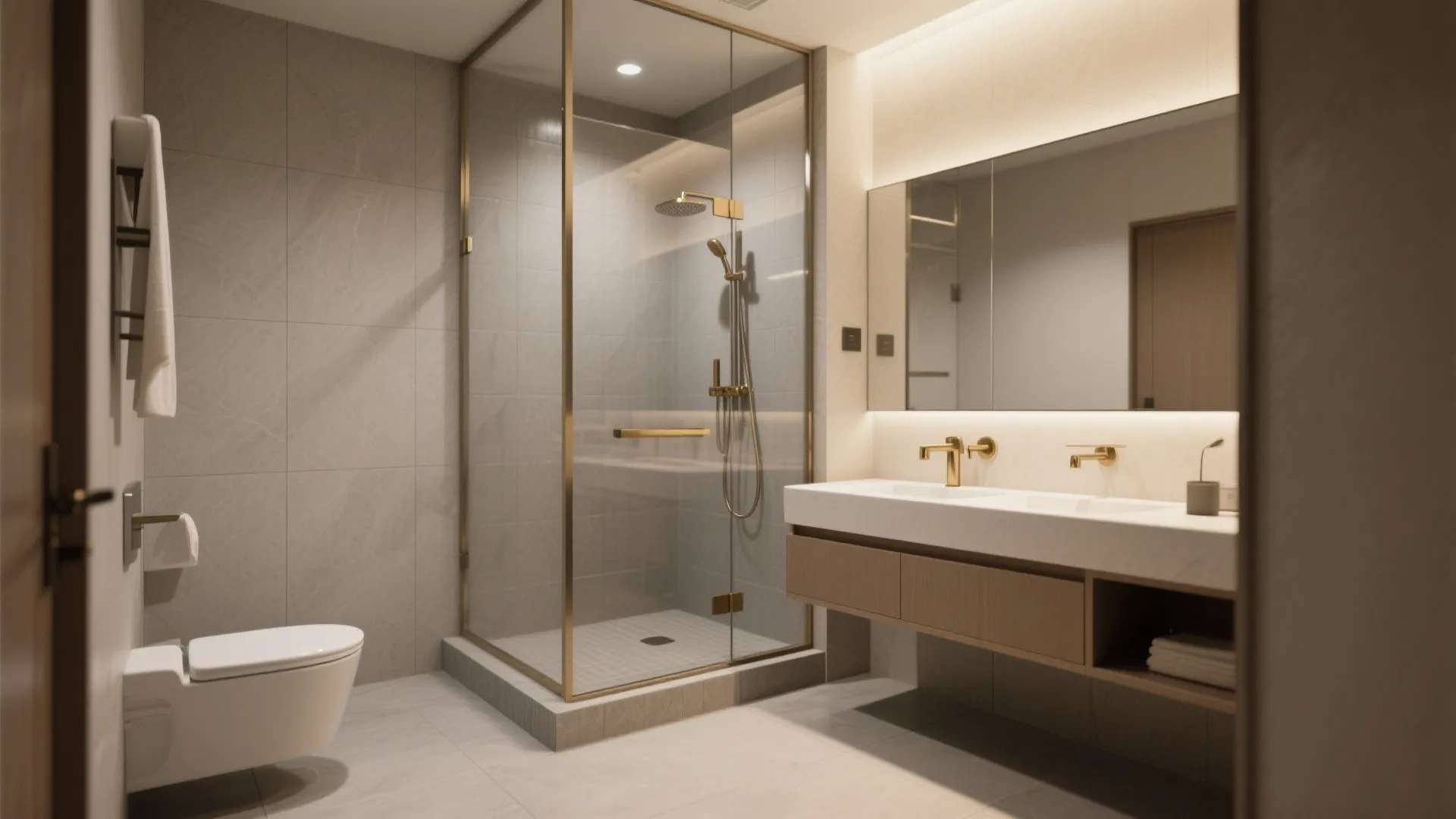 4. Thoughtful bathroom zoning