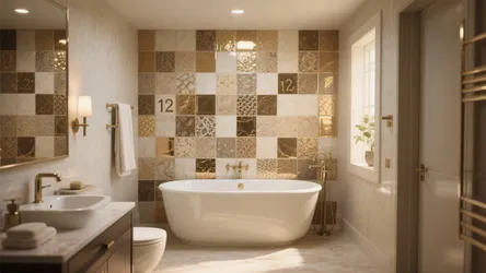 10 Creative 12x12 Tile Ideas Around a Bathtub