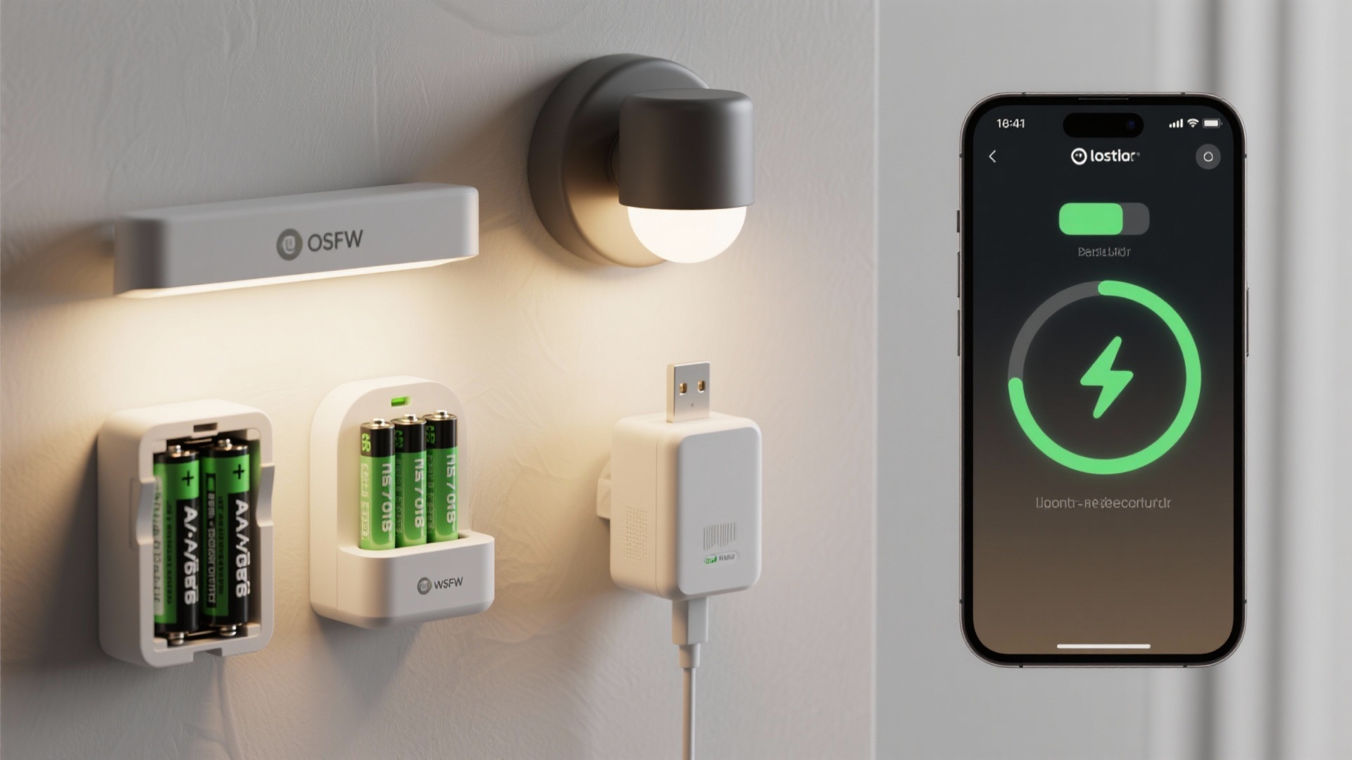 No Wiring? 5 Battery Powered Wall Lights for Dark Hallways