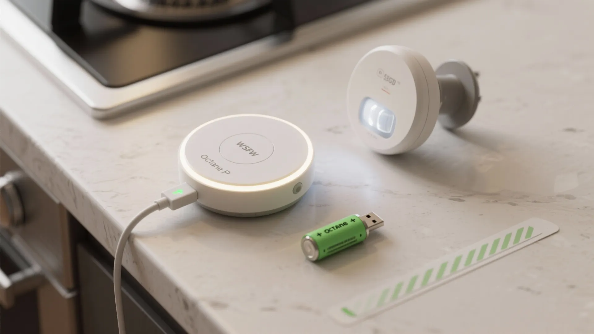 5. Battery-Powered LED with Motion Sensor