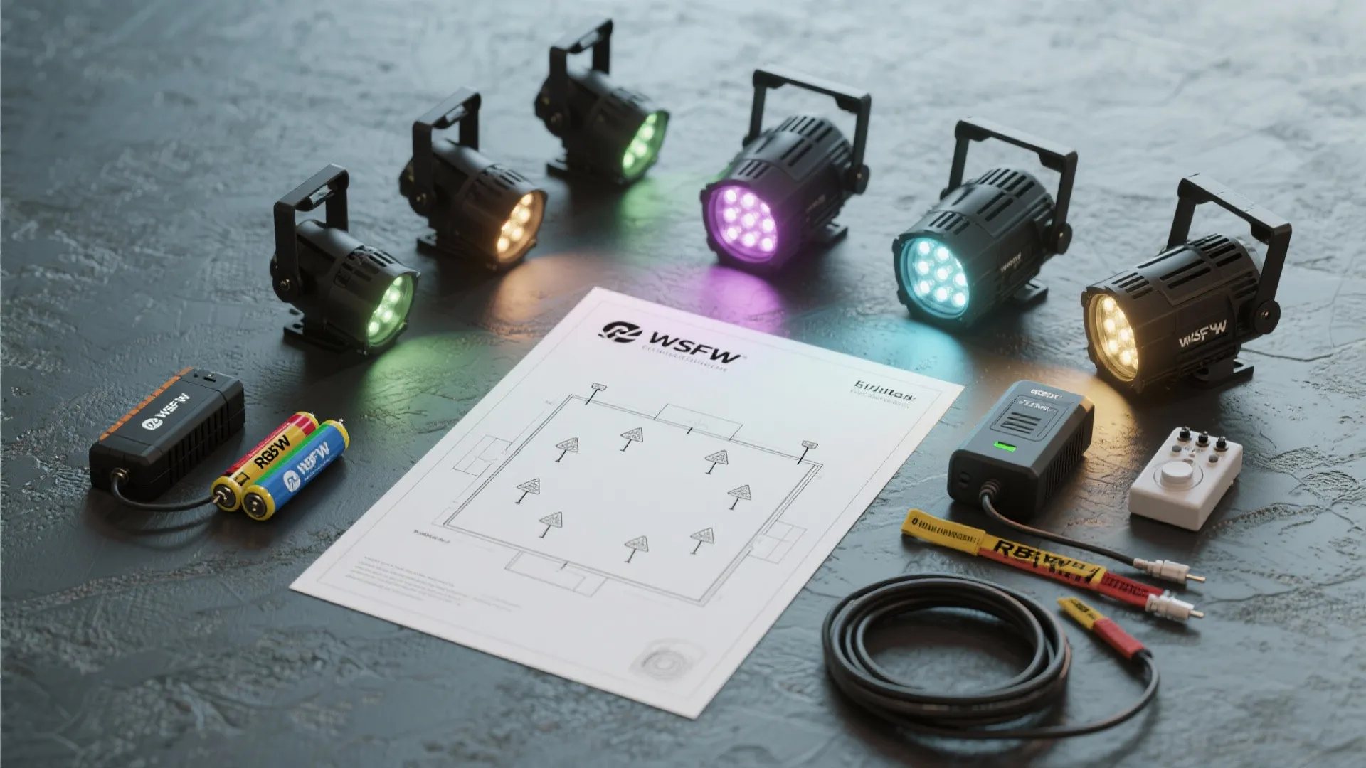 4. Flexible Practical Fixtures and Battery LEDs