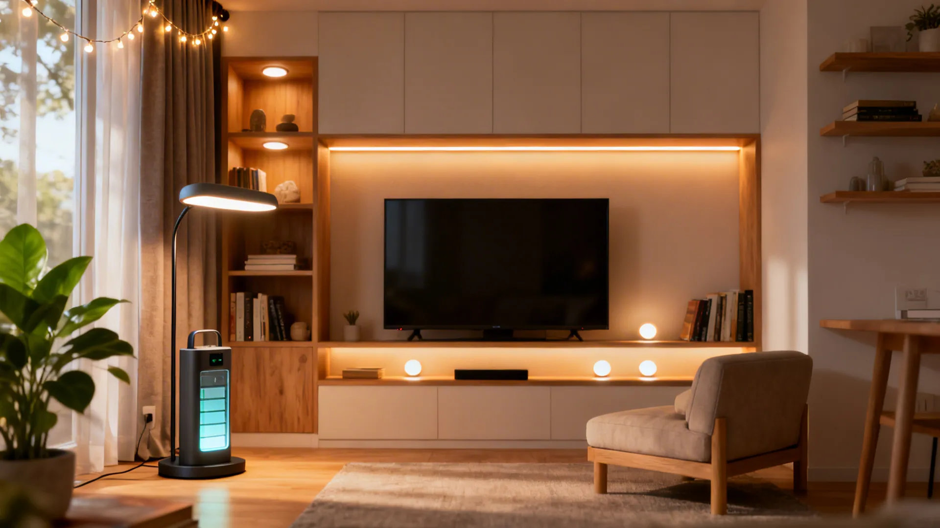 5 Battery-Powered Lights for Living Room Ideas