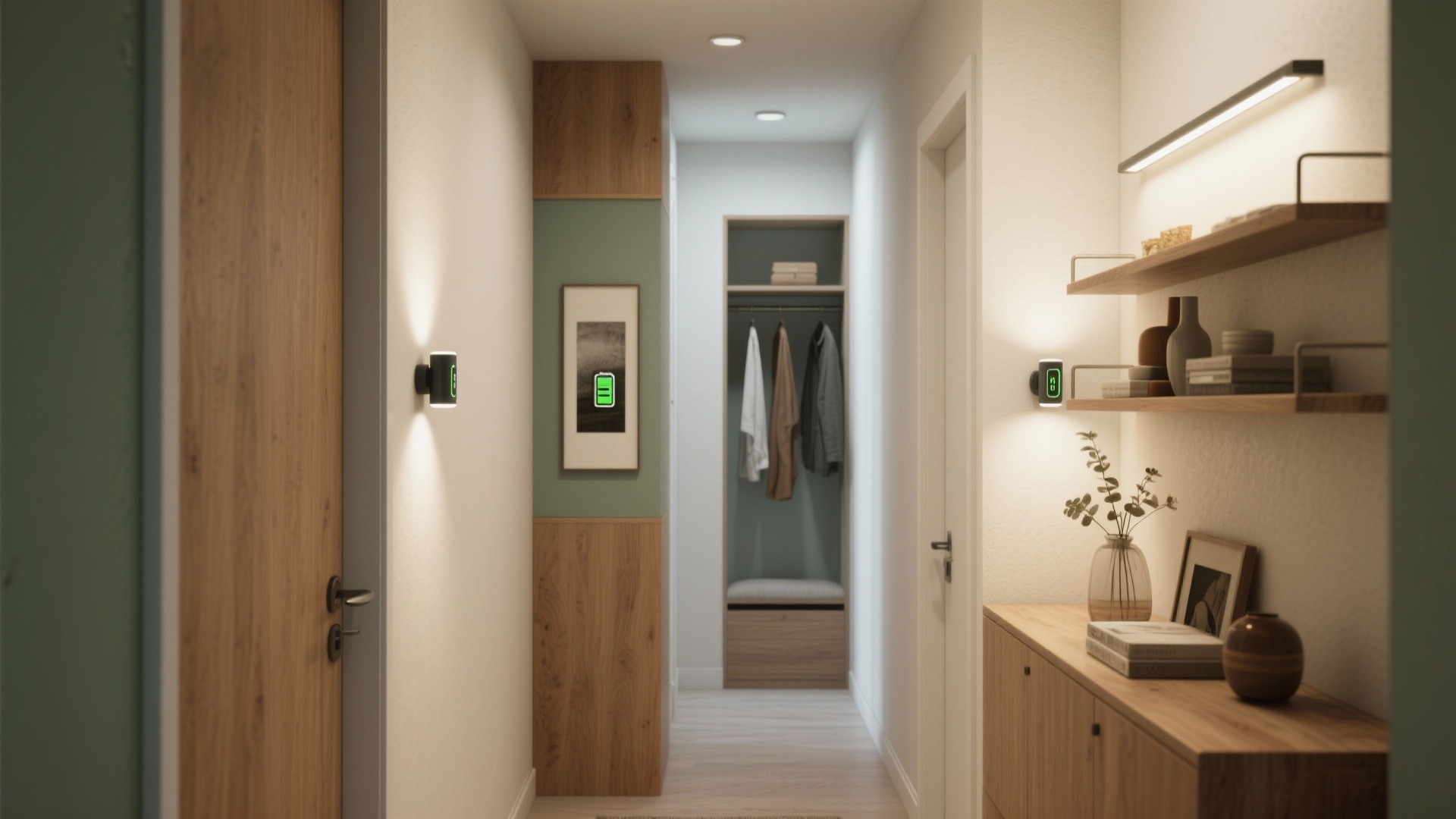 No Wiring? 5 Battery Powered Wall Lights for Dark Hallways