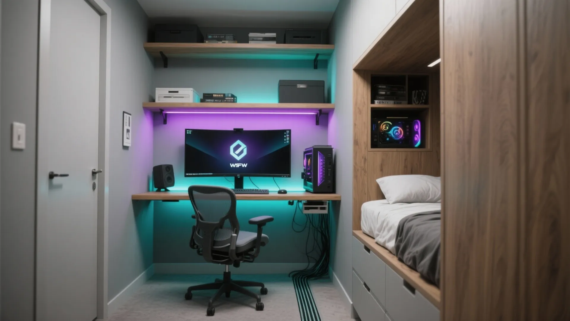 1. Compact battlestation zoning