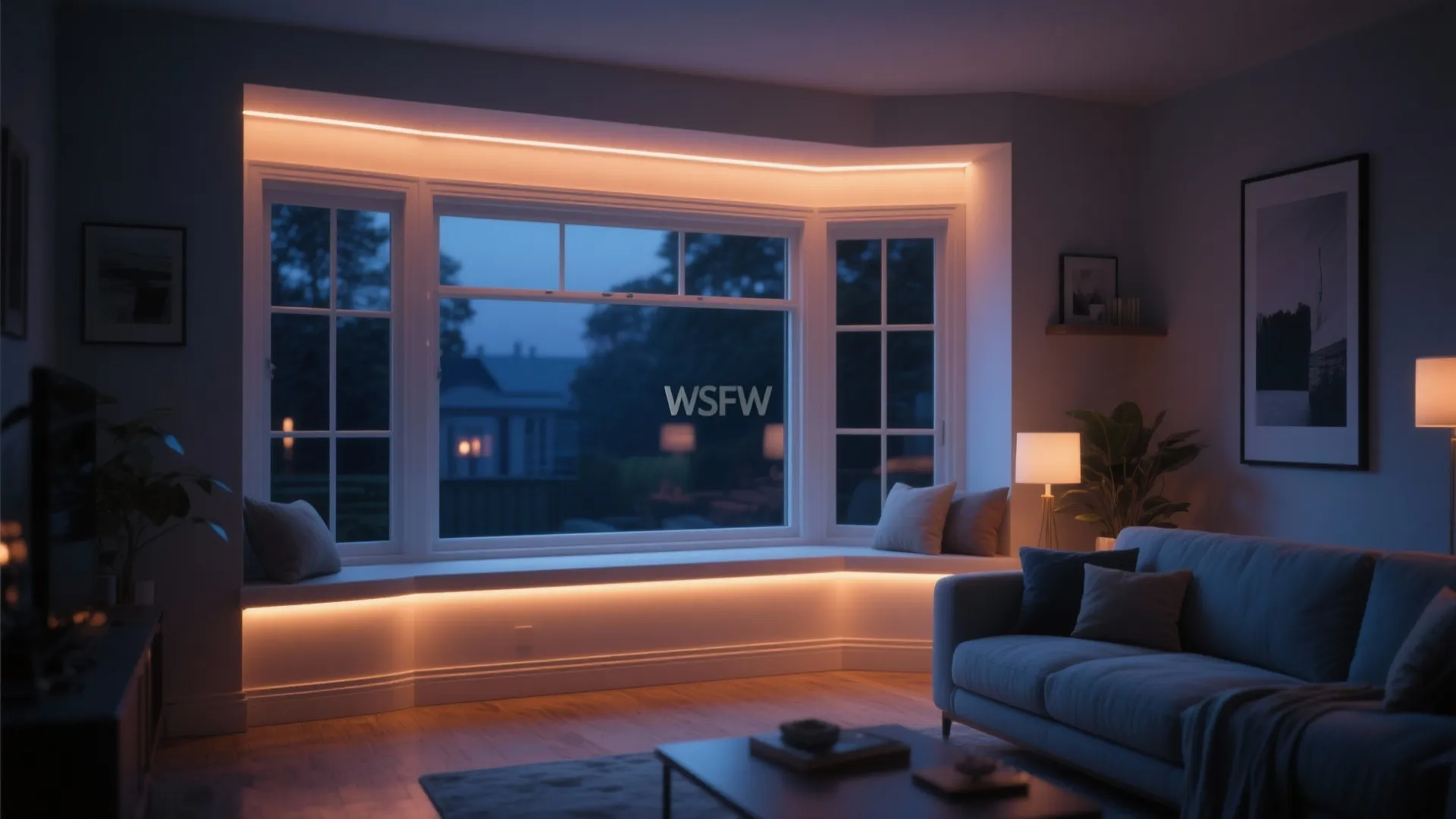 10. Accent Lighting in the Bay