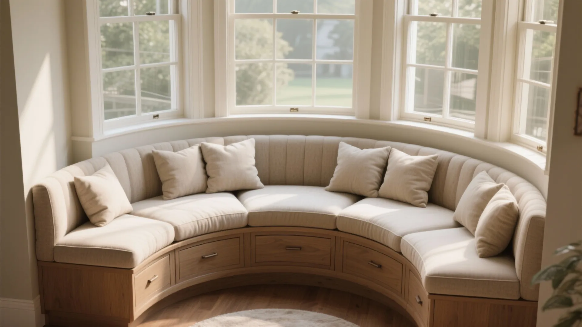 Cozy Built-in Bench Seating