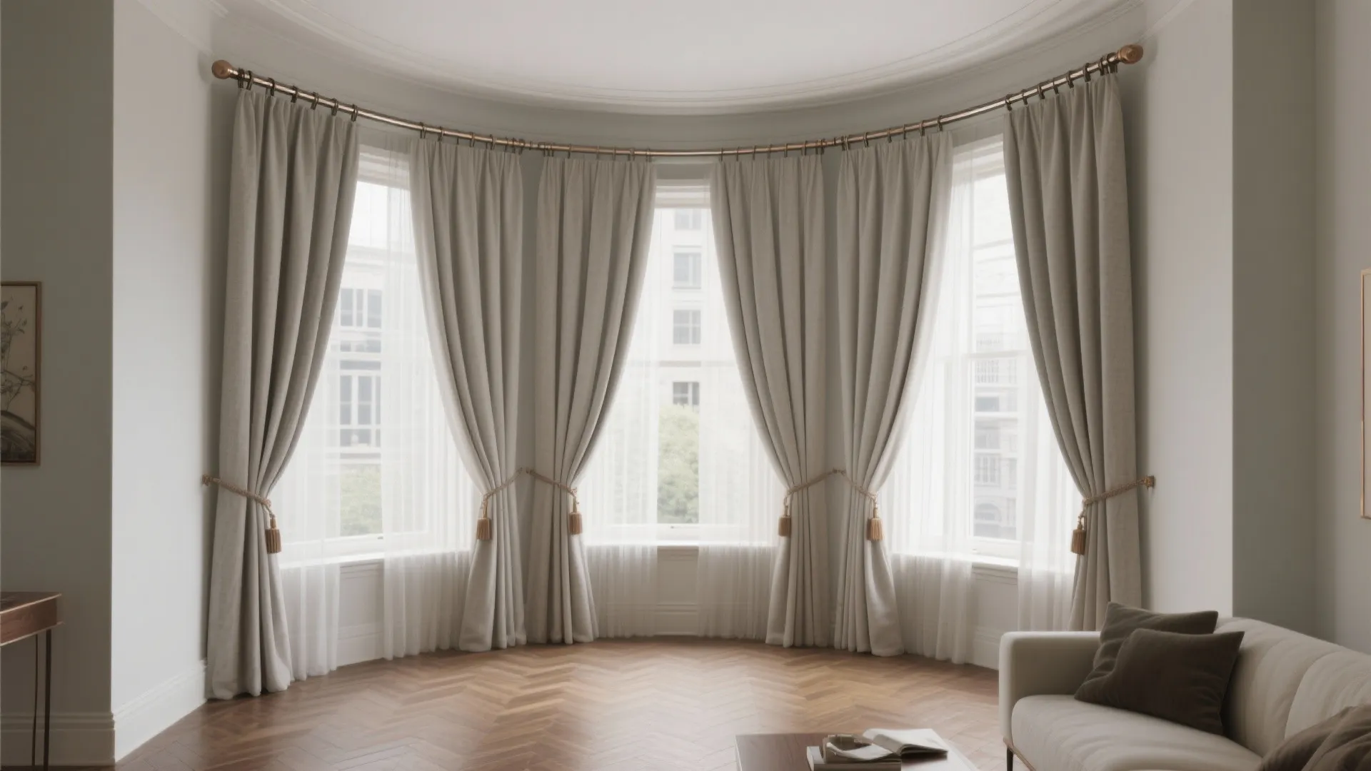 Bay, Corner, and Wide Windows: Curved or Multi-Track Layering