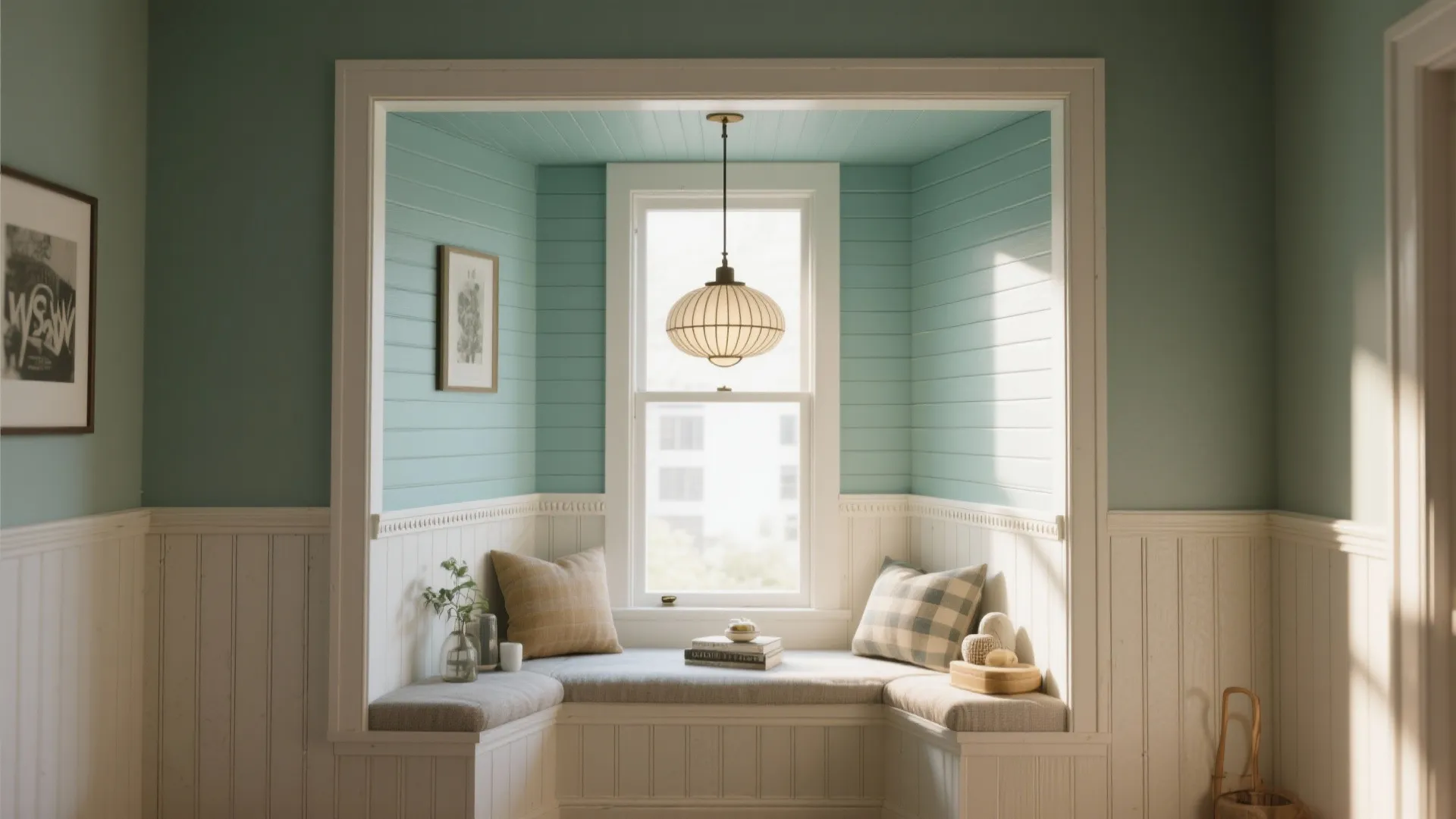 5. Visual Focal Point with Pattern and Trim