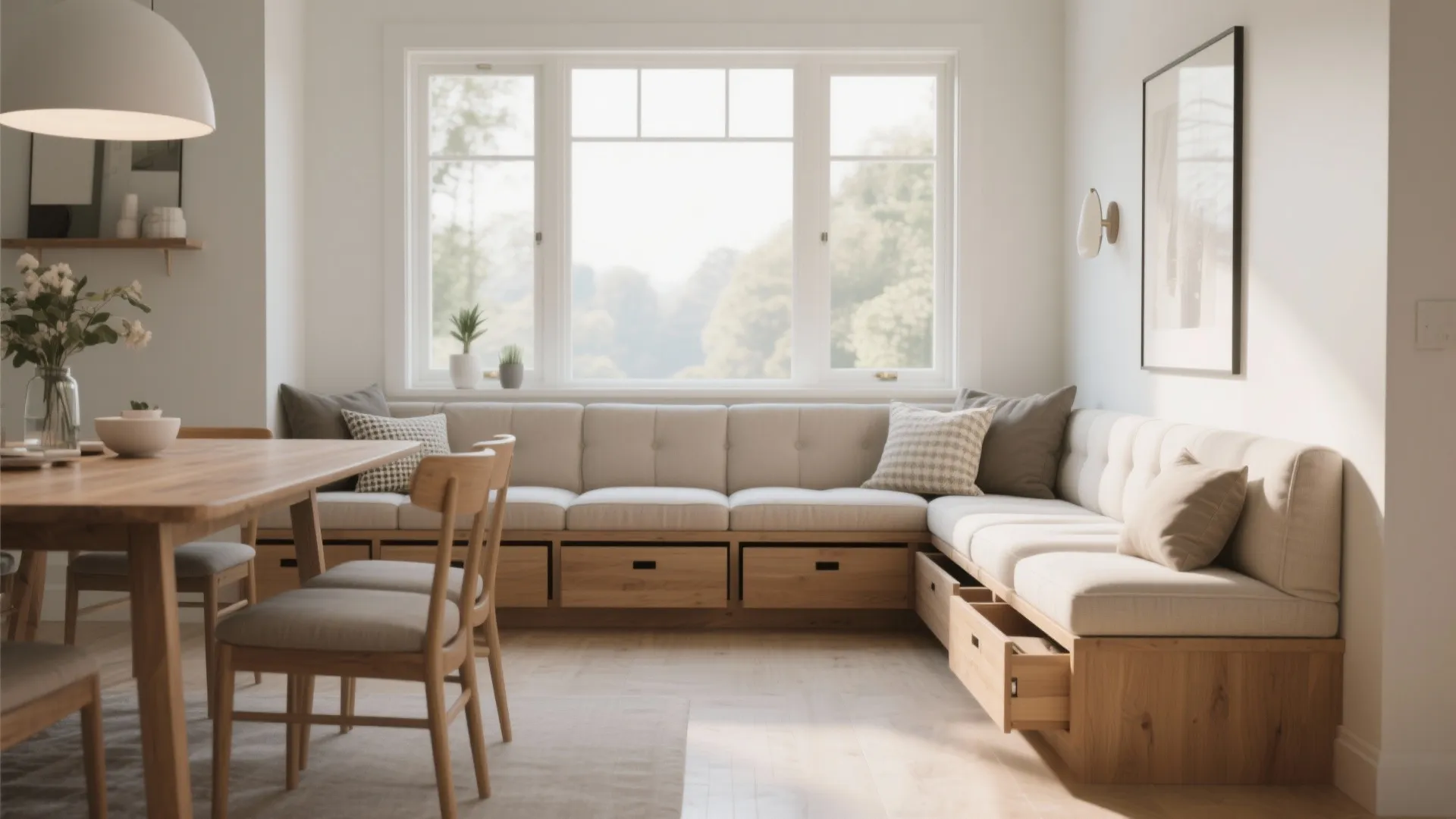 1. Built-in Seating with Storage