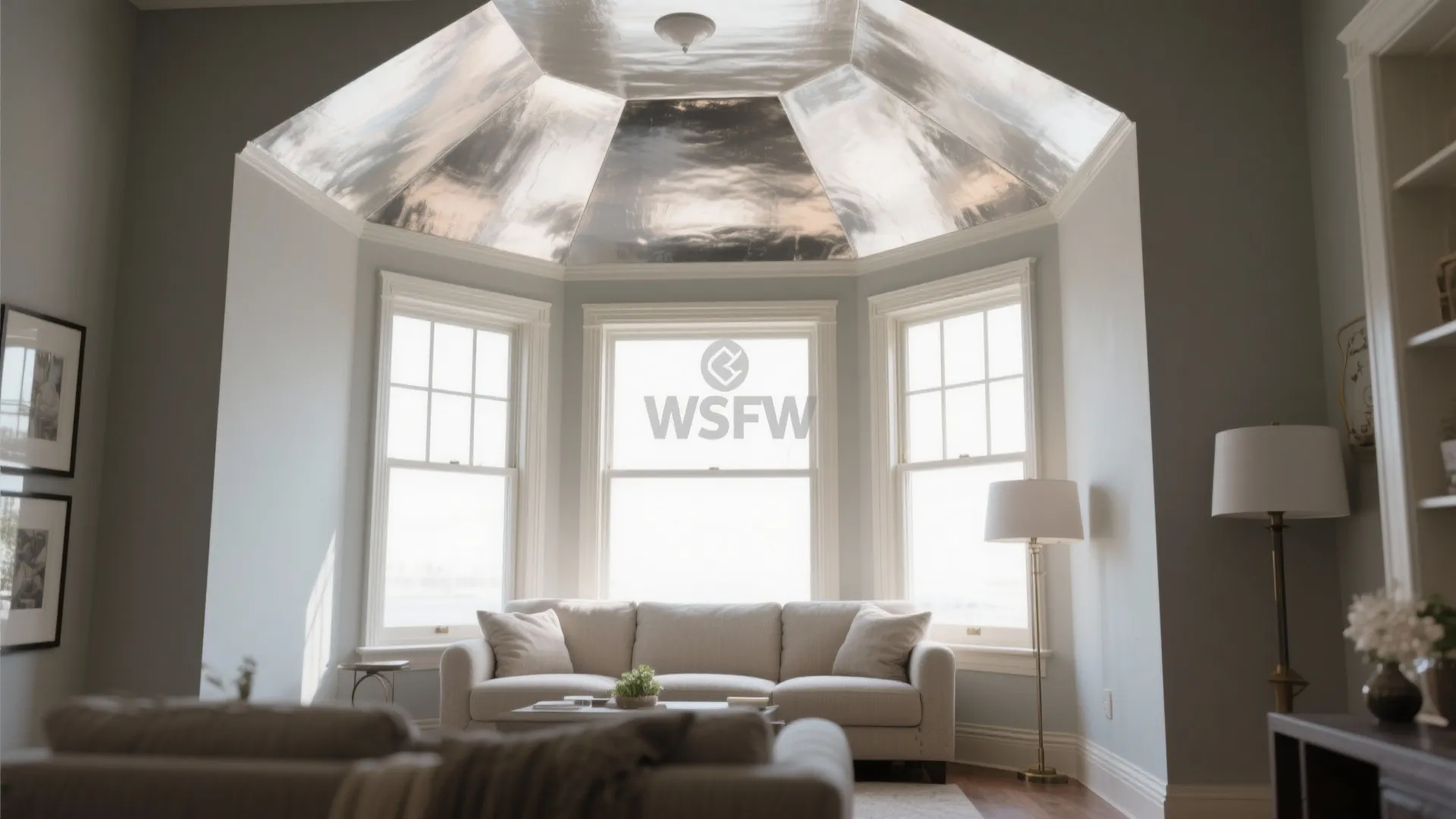 10. Contrasting Bay Ceiling Finish