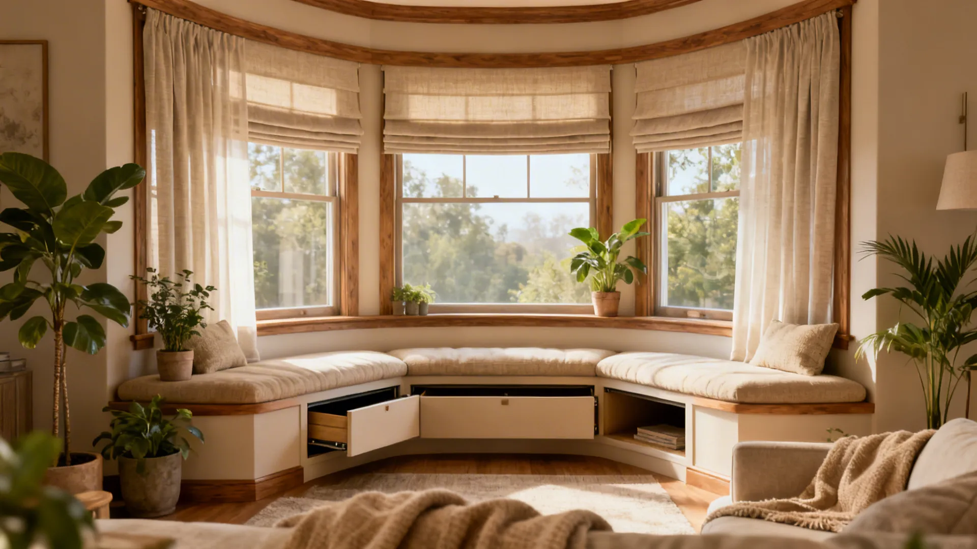 Bay Window Feels Wasted? 5 Bay Window Ideas That Add Seating