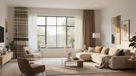 10 Bay Window Curtain Ideas for Living Rooms