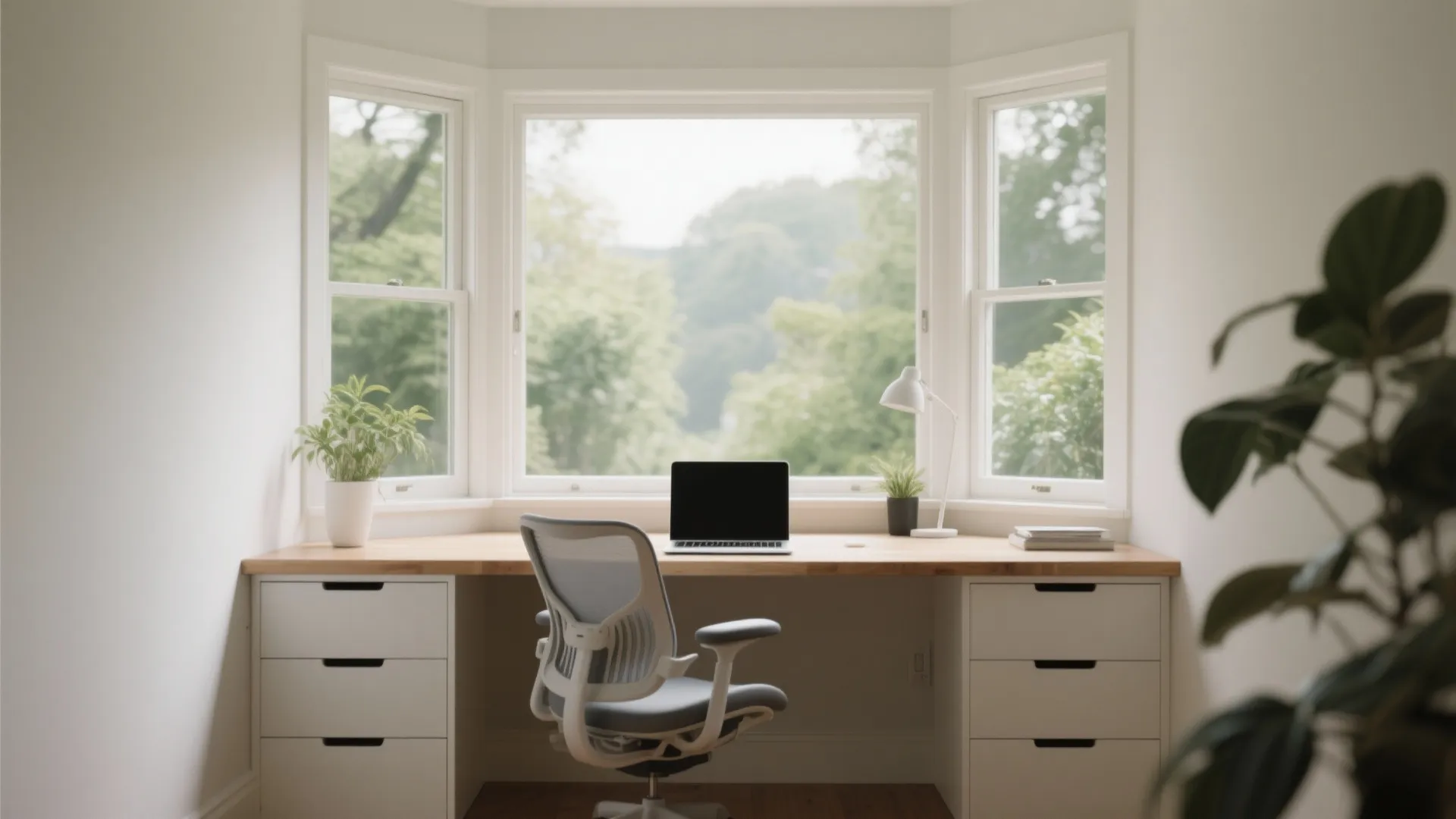 6. Window Desk for Home Office