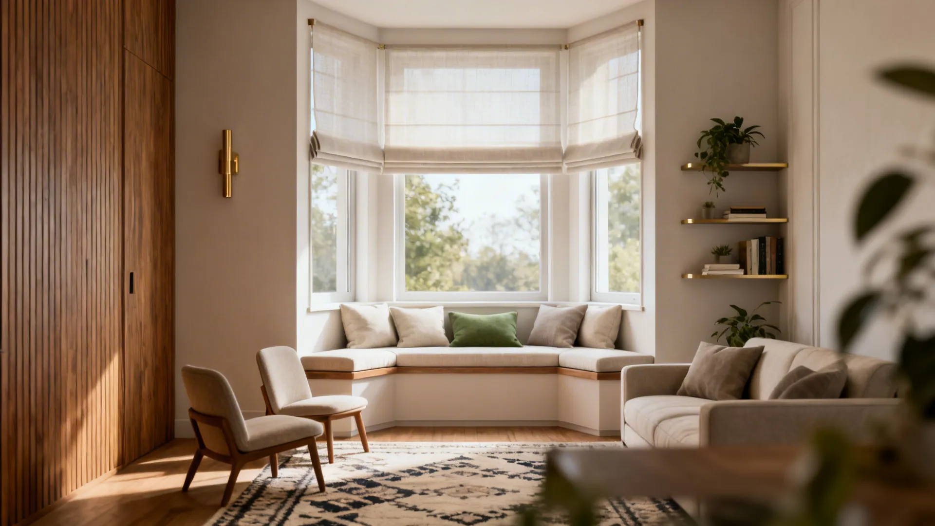 Small living room with bay window ideas — 5 creative solutions