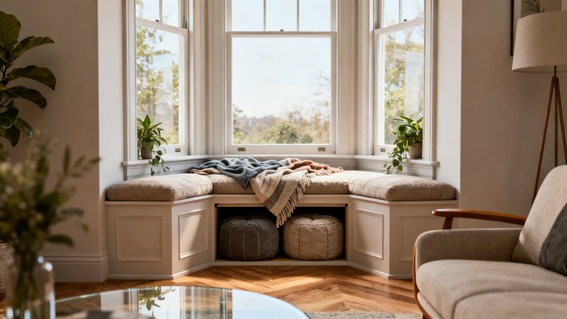 Bay Window in Small Living Room? 5 Smart Uses That Add Space
