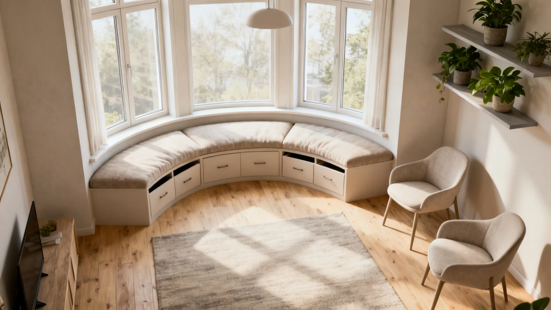 5 Small Living Room Ideas with Bay Window
