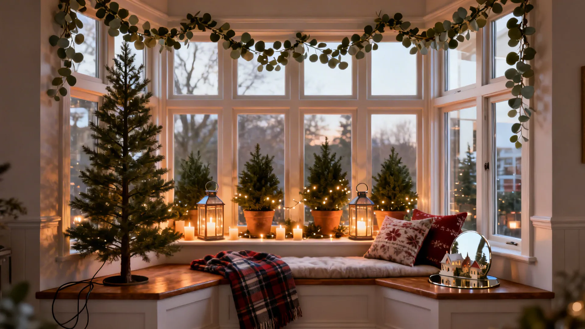5 Cozy Christmas Ideas for Bay Windows