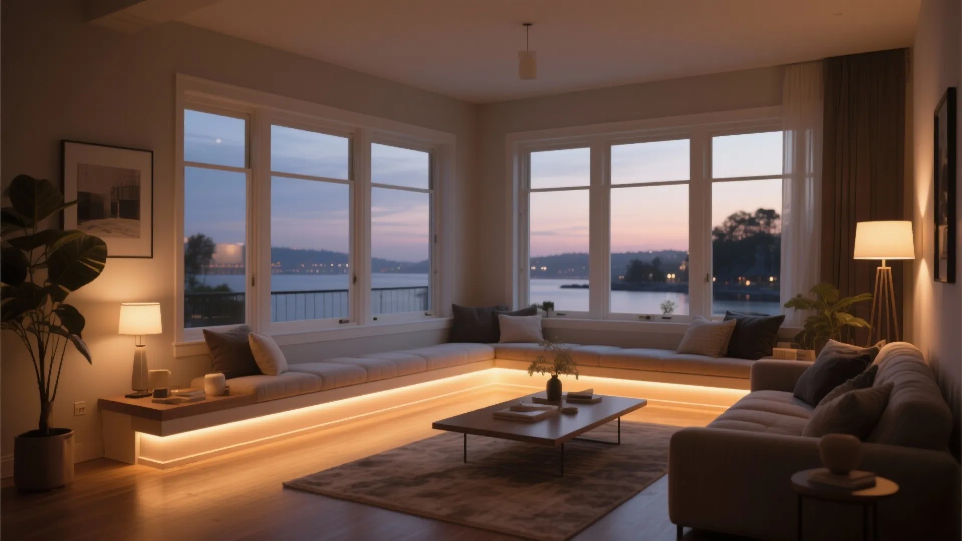 9. Accent Lighting for Evenings