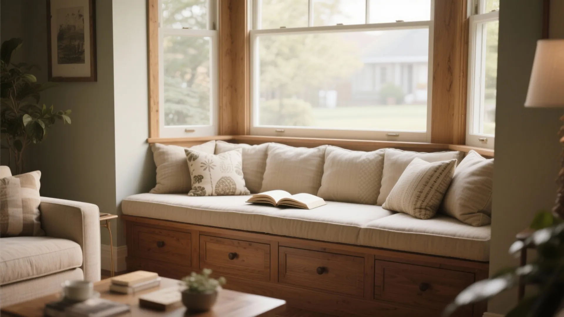Bay Window Reading Nook