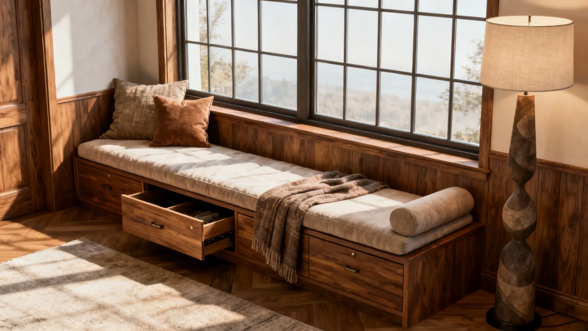 3. Create a Reading Nook in the Bay