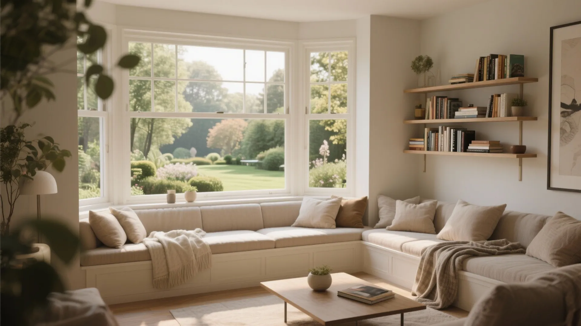 2. Bay Windows as Cozy Reading Nooks
