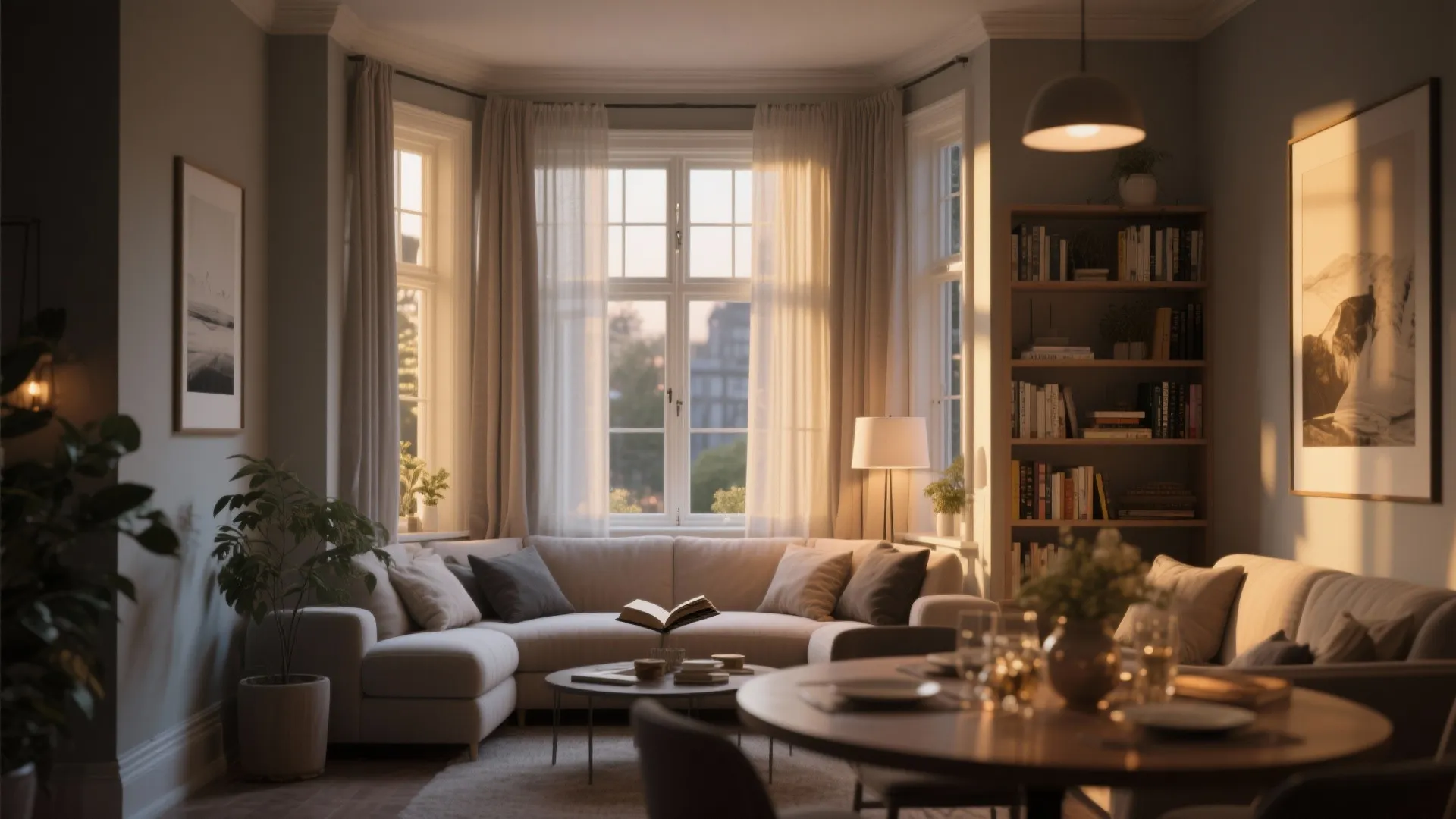 3. Reading Nook by Day, Dining Retreat by Night