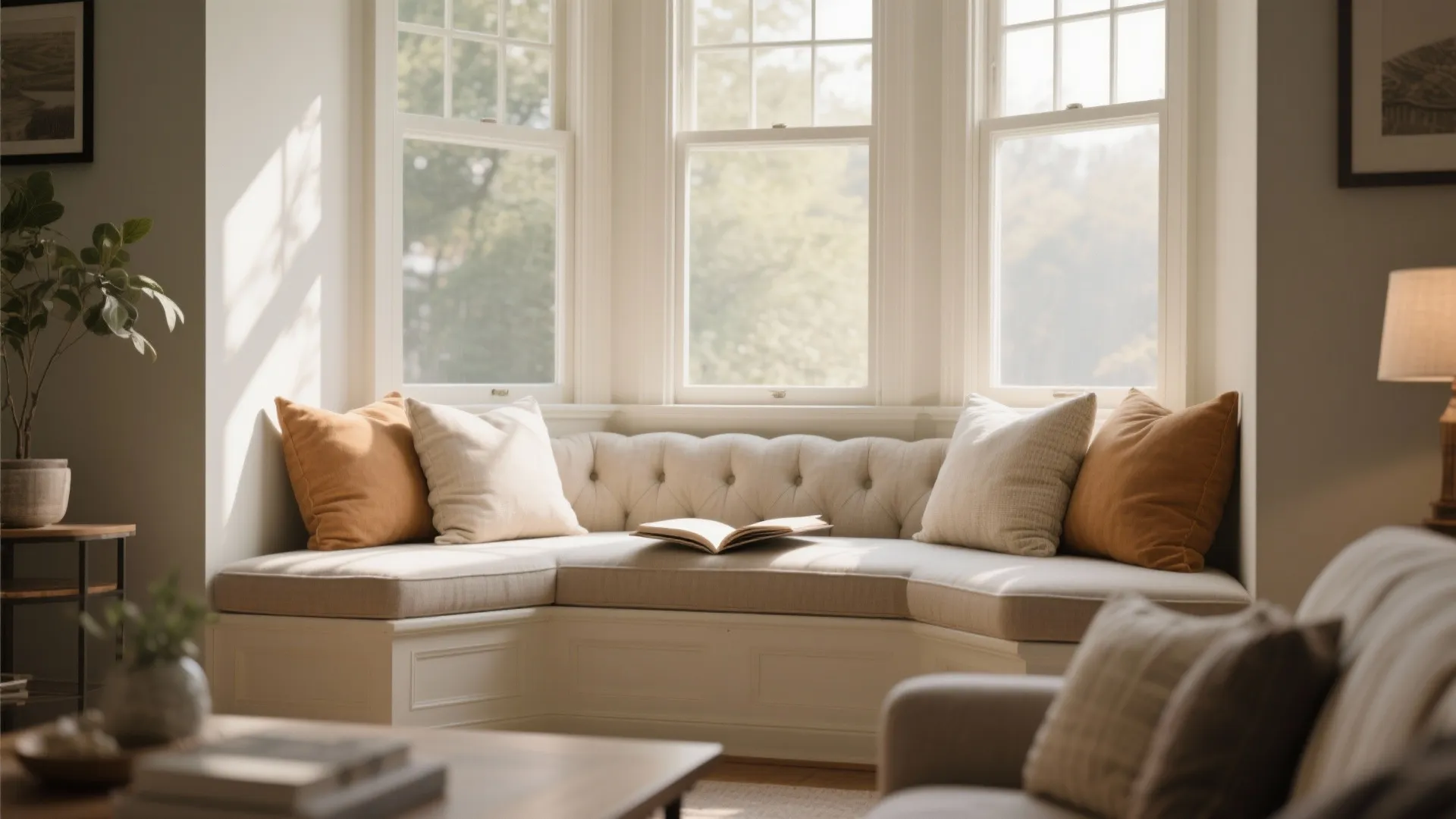 1. Cozy Reading Nook with Plush Seating