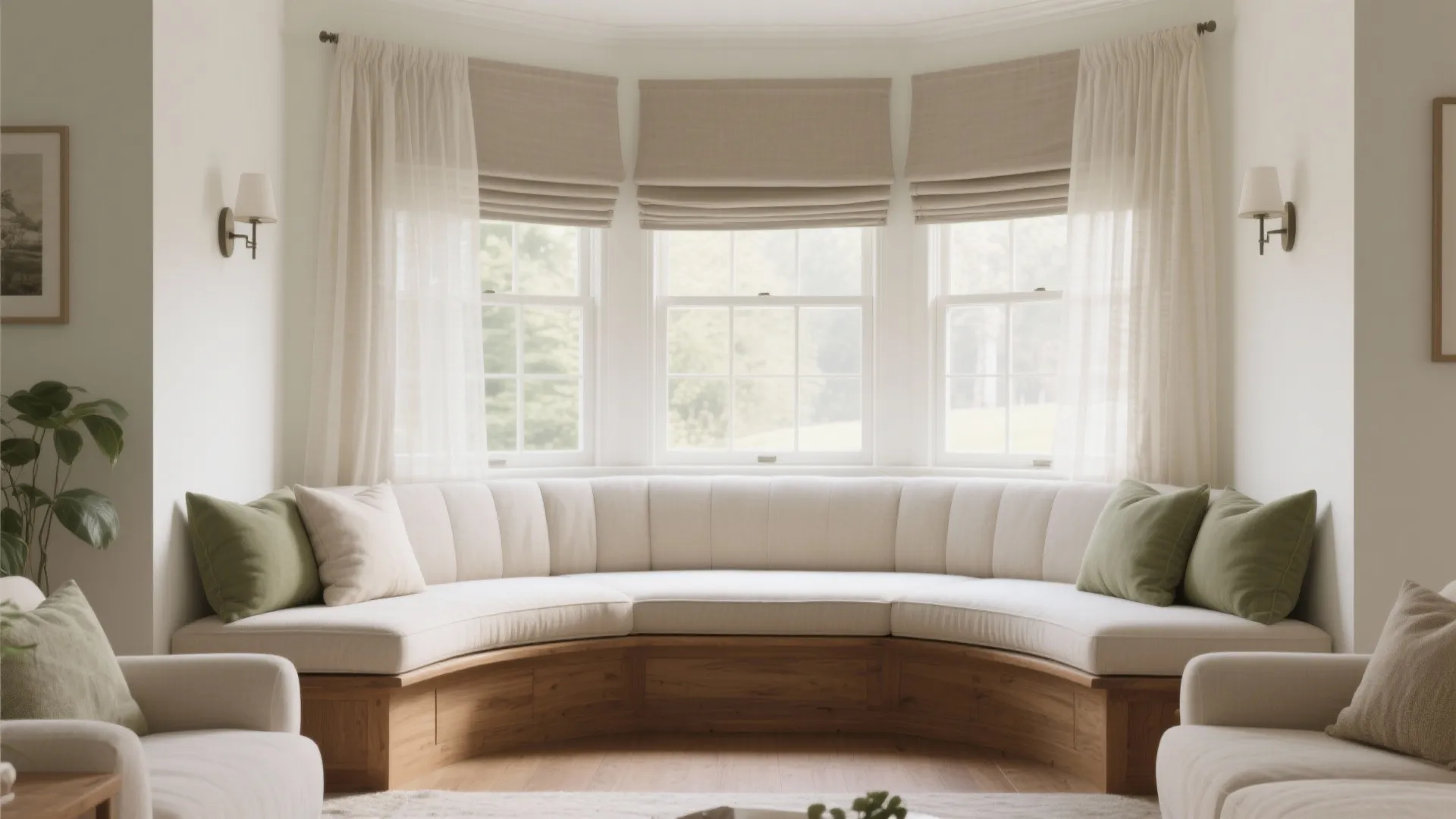 Bay or Bow Windows as Built-In Seating