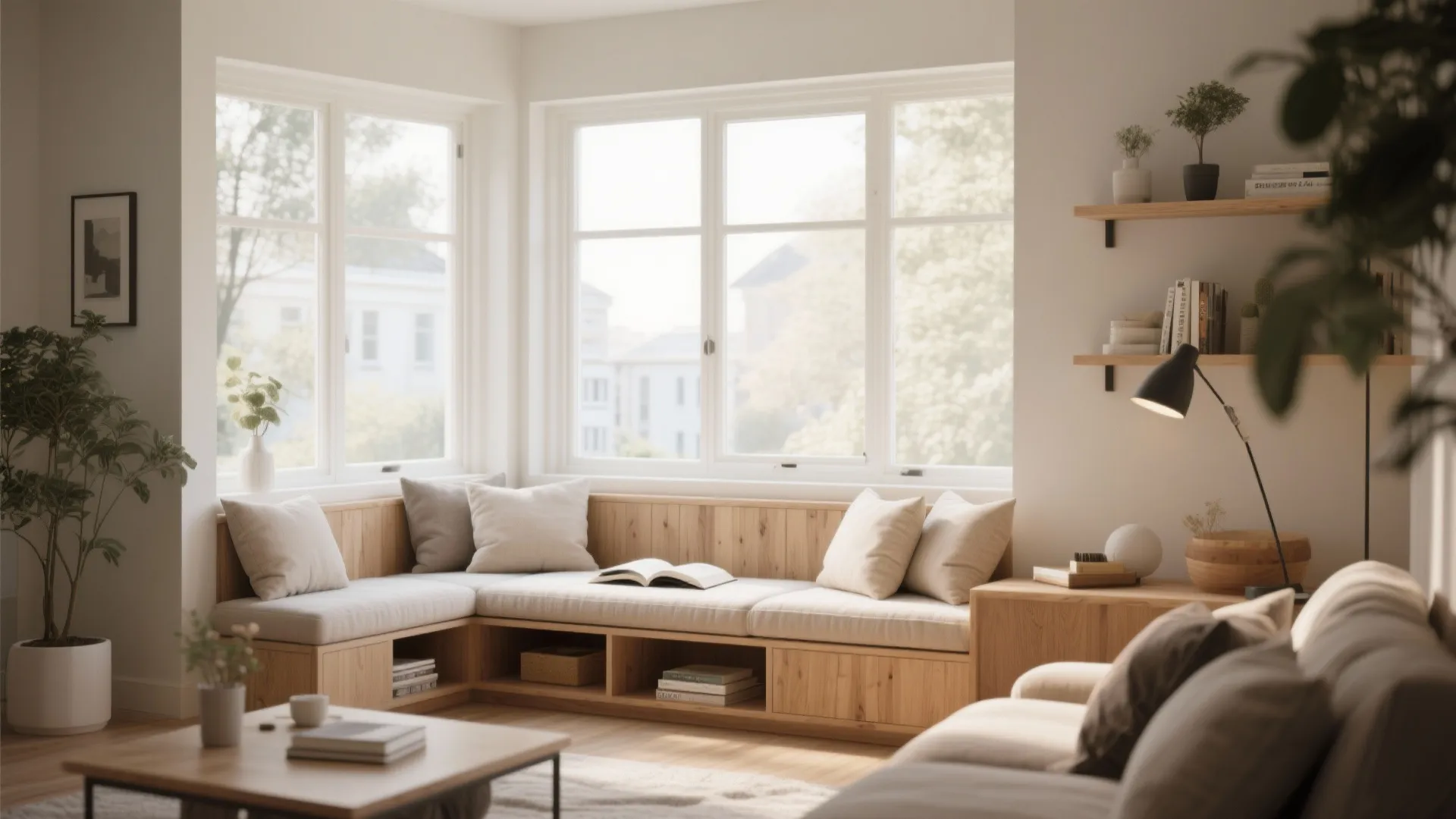 6. Bay Windows with Seating