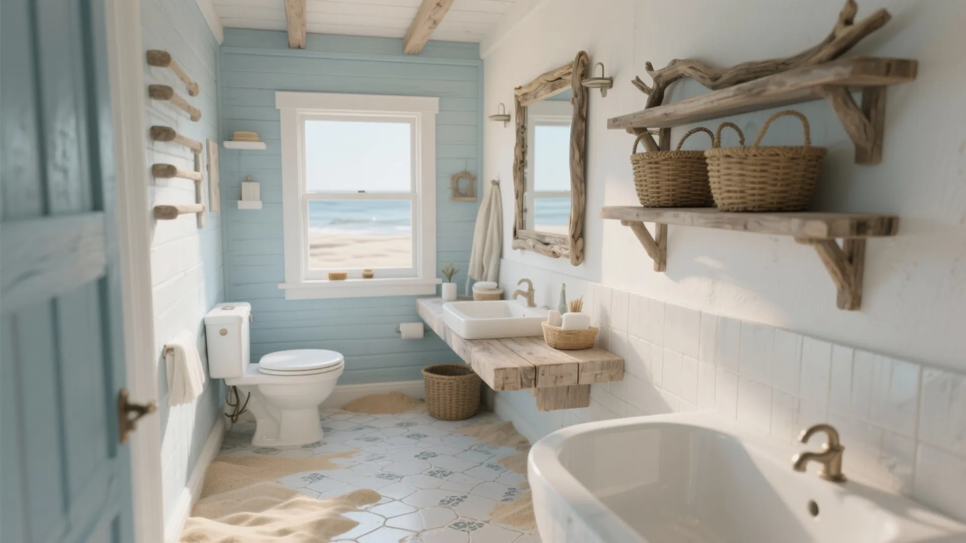 Beach House Bathroom Decor: 5 Coastal Ideas: Coastal charm for small seaside bathrooms — practical, stylish, and moisture-smart ideas from a pro