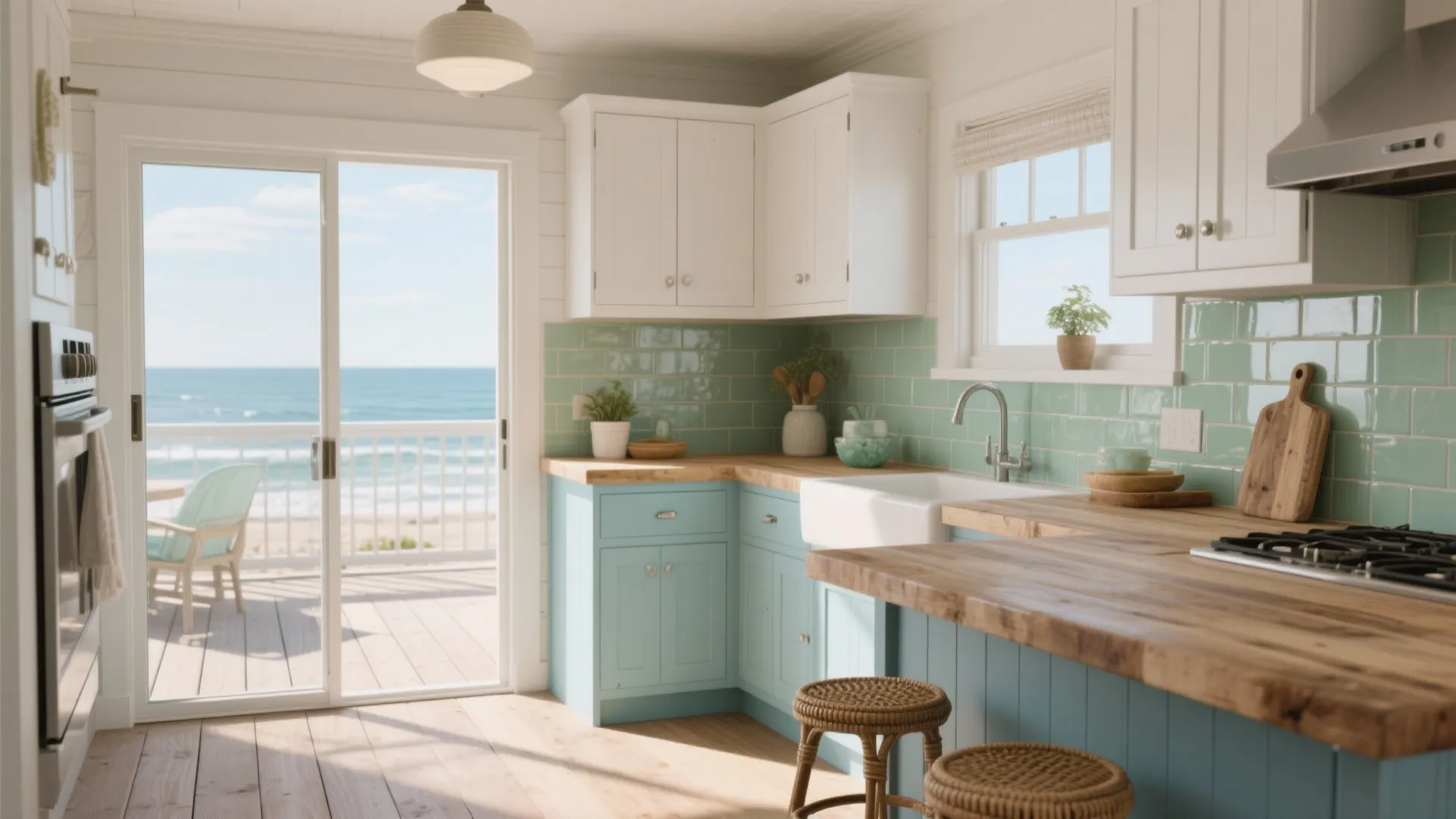 5 Beach Kitchen Ideas for Coastal Living: Coastal-inspired kitchen tips I’ve used on real projects to make small seaside spaces feel breezy, durable, and utterly livable