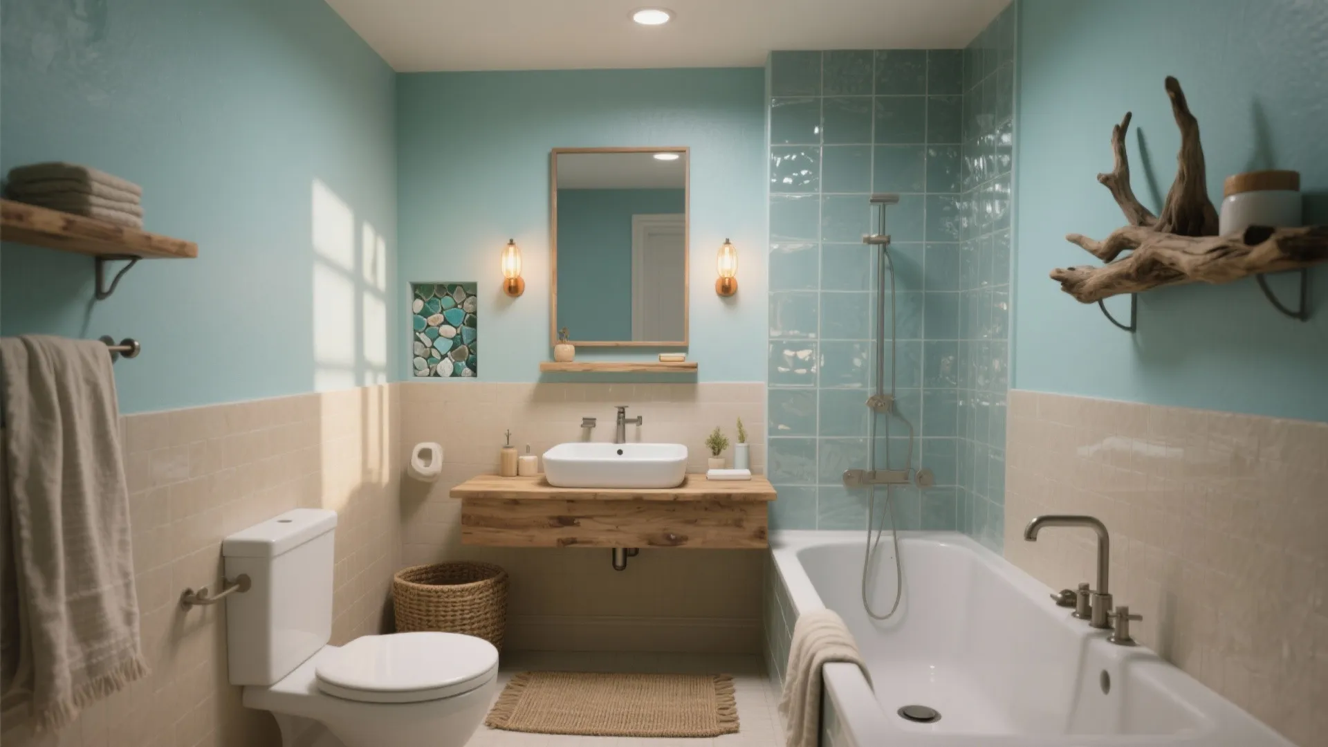 10 Beachy Bathroom Decor Ideas for Coastal Bliss: Practical, small-space friendly beachy bathroom decor ideas I’ve used in real renovations — five bite-sized inspirations, costs, and pros/cons