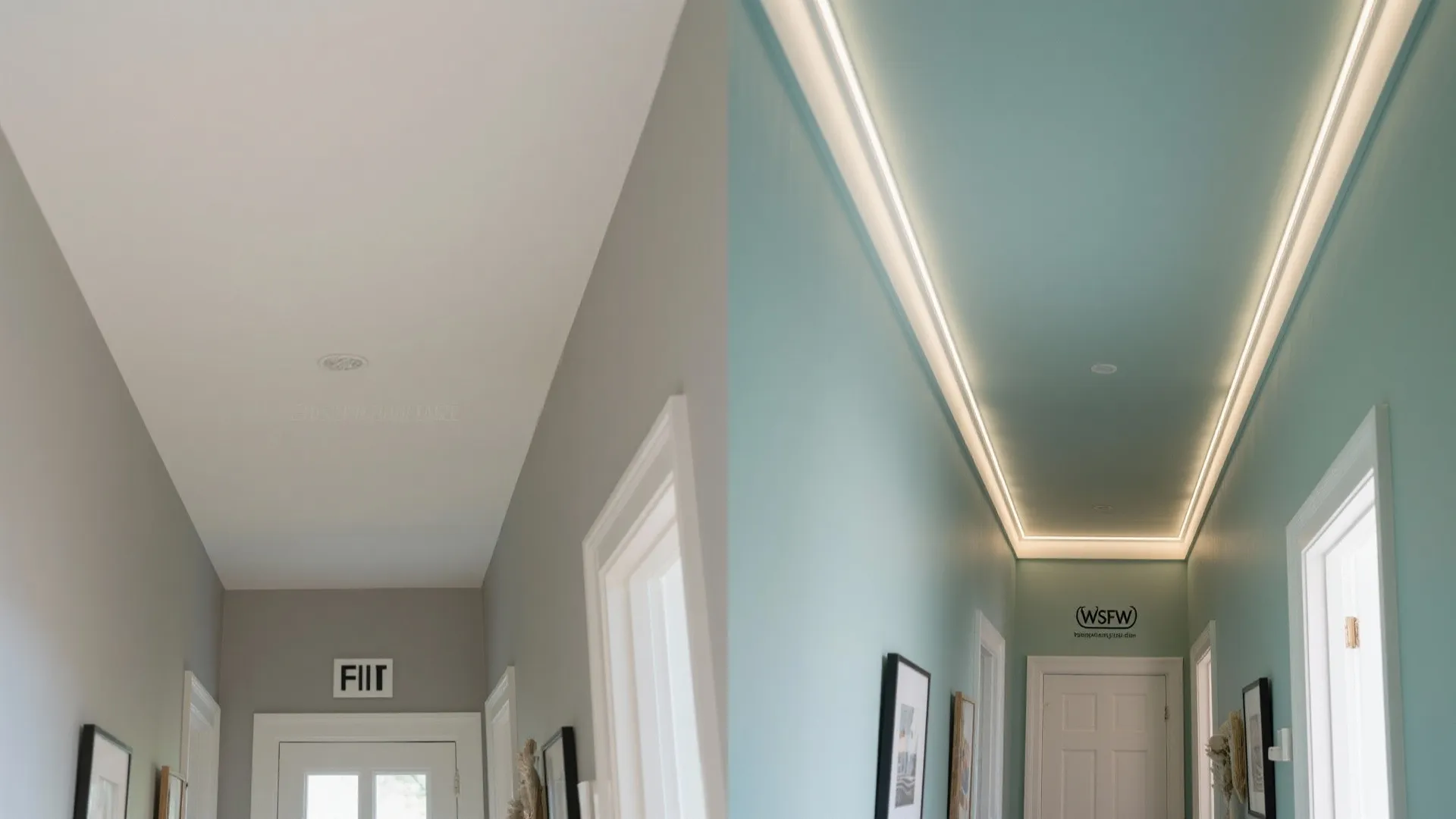 5) Subtle Pattern: Shallow Coffers or Linear Beads