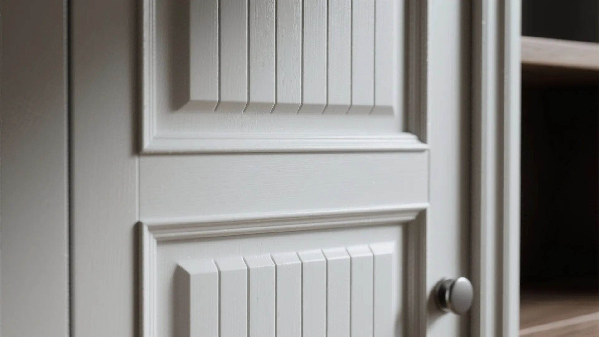 2. Painted Beadboard Cabinets