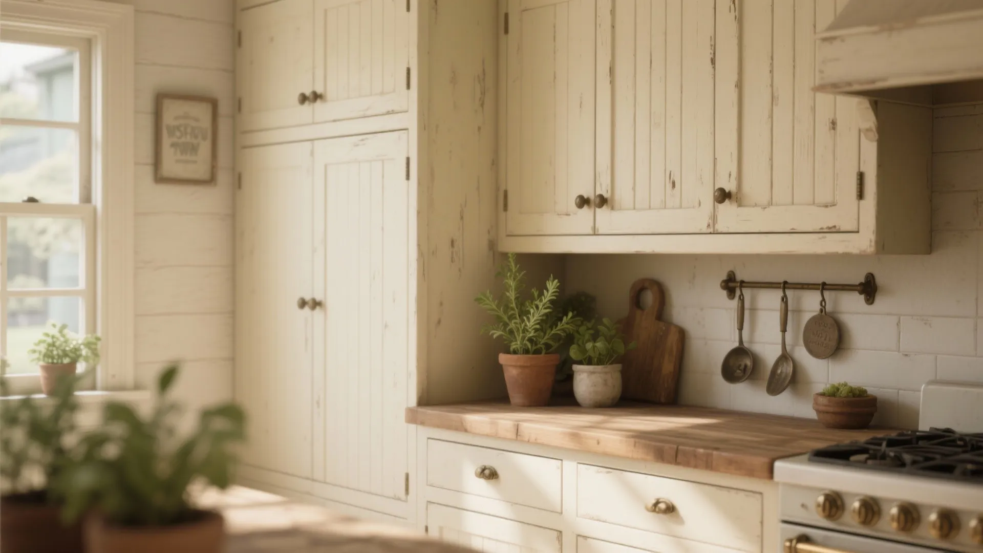 4. Beadboard Doors — cozy cottage charm