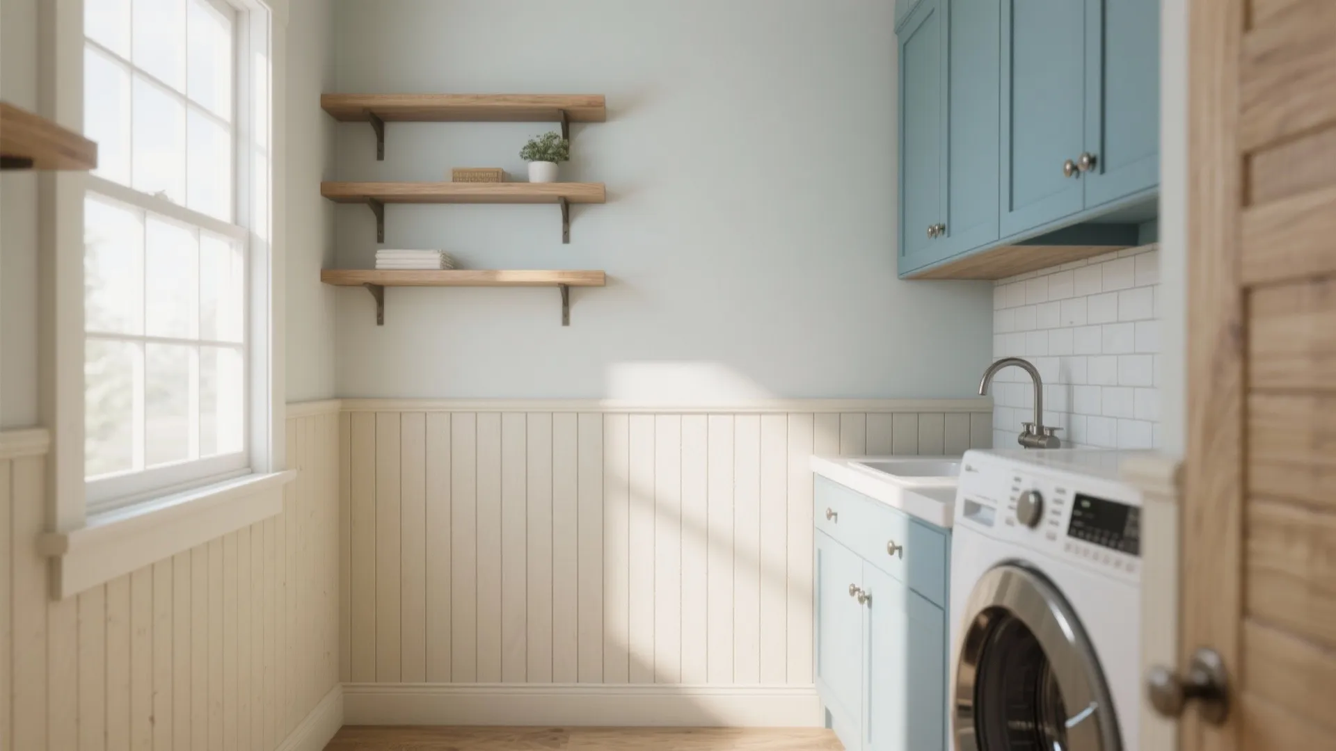 Beadboard Laundry Room Ideas: 5 Small-Space Tips: Five practical, budget-friendly beadboard ideas to make your laundry room charming, functional, and moisture-smart — from my years of small-space renovations.