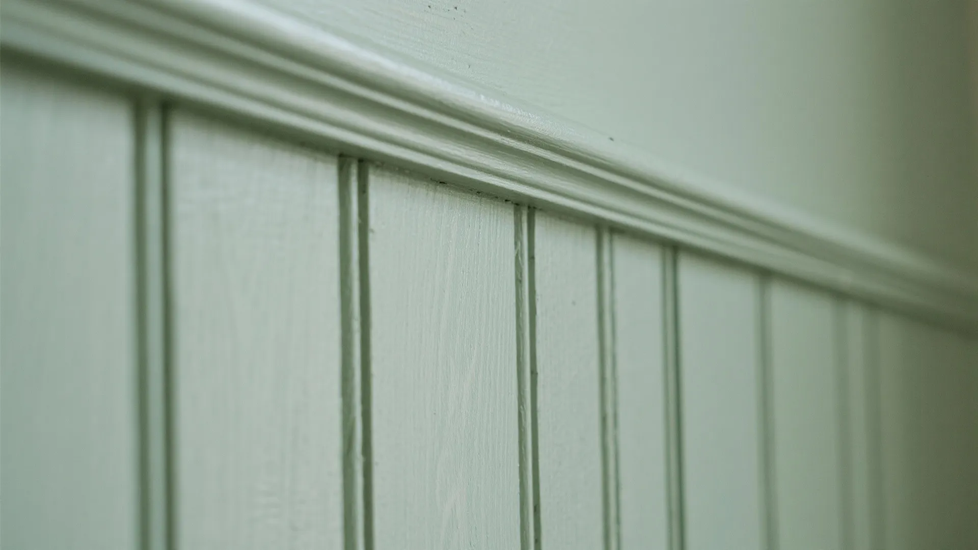 4) Painted beadboard for cottage-modern warmth