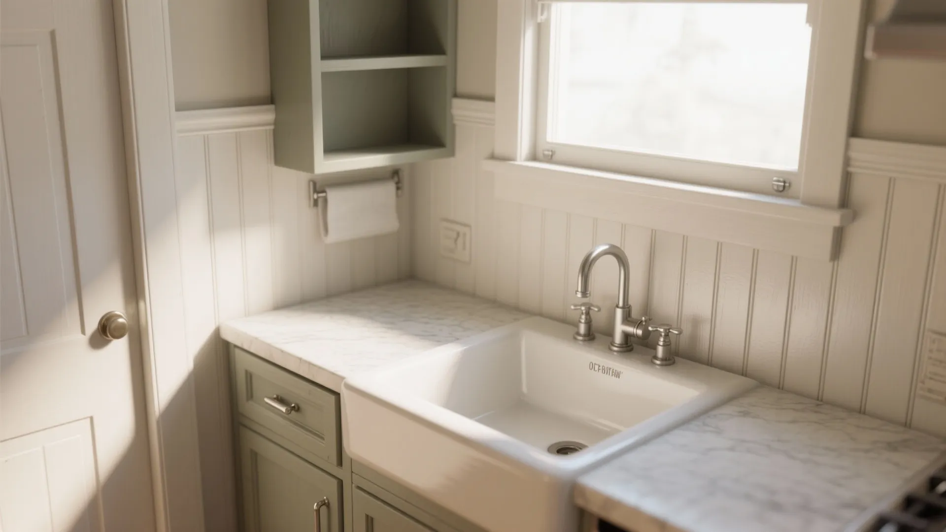 5. Beadboard Backsplash and Utility Nooks