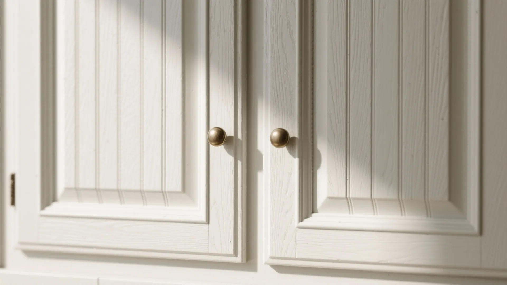 1. Add a subtle profile: beadboard or shaker